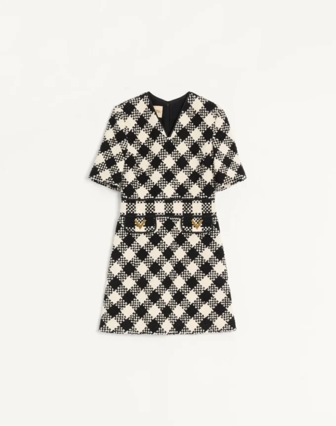 Vestido Damier Tweed Vestido Damier Tweed