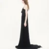 VESTIDO LARGO DE GEORGETTE LIGERO BORDADO VESTIDO LARGO DE GEORGETTE LIGERO BORDADO