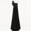VESTIDO LARGO DE GEORGETTE LIGERO BORDADO VESTIDO LARGO DE GEORGETTE LIGERO BORDADO