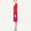 Vestido midi bordado Cady Couture Vestido midi bordado Cady Couture