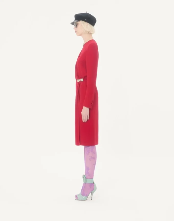 Vestido midi bordado Cady Couture Vestido midi bordado Cady Couture