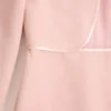 Vestido midi de crepé couture con plumas Vestido midi de crepé couture con plumas