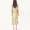 Vestido midi Illusione de tul bordado Vestido midi Illusione de tul bordado