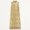 Vestido midi Illusione de tul bordado Vestido midi Illusione de tul bordado