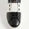 Zapatillas abiertas de piel de becerro