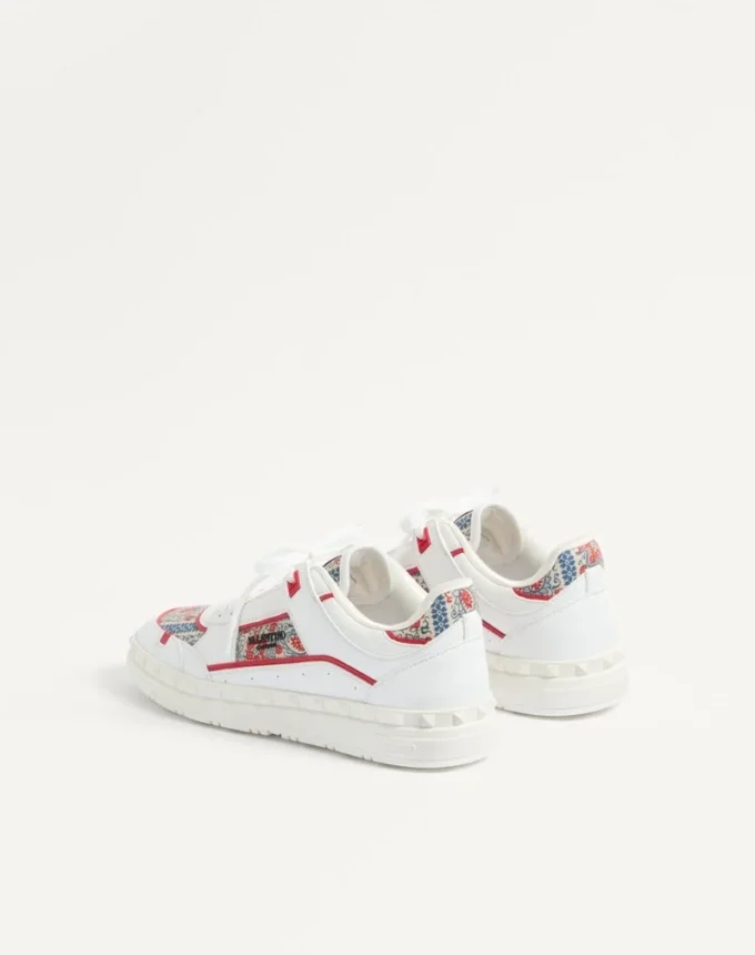 Zapatillas bajas Freedots de piel de becerro y tejido Voyage Imaginaire Zapatillas bajas Freedots de piel de becerro y tejido Voyage Imaginaire