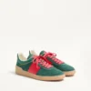 Zapatillas bajas Upvillage en piel serrada y piel de becerro napa Zapatillas bajas Upvillage en piel serrada y piel de becerro napa