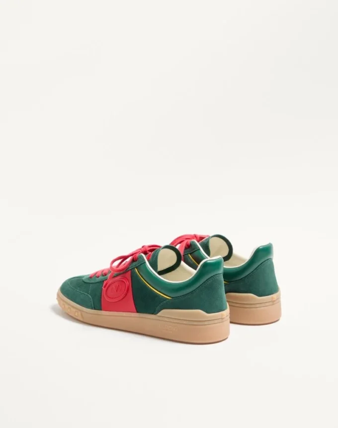 Zapatillas bajas Upvillage en piel serrada y piel de becerro napa Zapatillas bajas Upvillage en piel serrada y piel de becerro napa