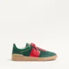 Zapatillas bajas Upvillage en piel serrada y piel de becerro napa Zapatillas bajas Upvillage en piel serrada y piel de becerro napa