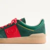 Zapatillas bajas Upvillage en piel serrada y piel de becerro napa Zapatillas bajas Upvillage en piel serrada y piel de becerro napa