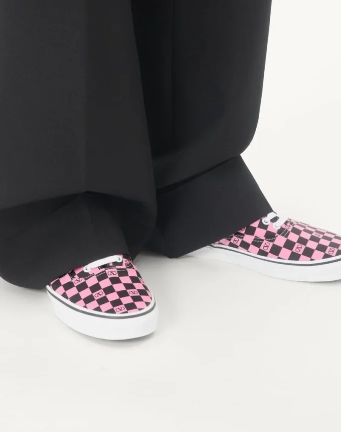 Zapatillas bajas Valentino Garavani y Vans de tela con estampado de damero VLogo Zapatillas bajas Valentino Garavani y Vans de tela con estampado de damero VLogo