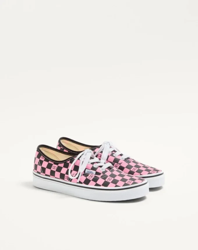 Zapatillas bajas Valentino Garavani y Vans de tela con estampado de damero VLogo Zapatillas bajas Valentino Garavani y Vans de tela con estampado de damero VLogo