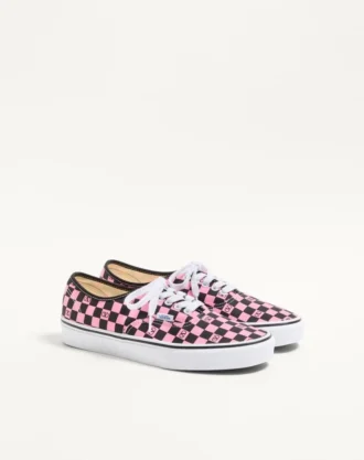 Zapatillas bajas Valentino Garavani y Vans de tela con estampado de damero VLogo