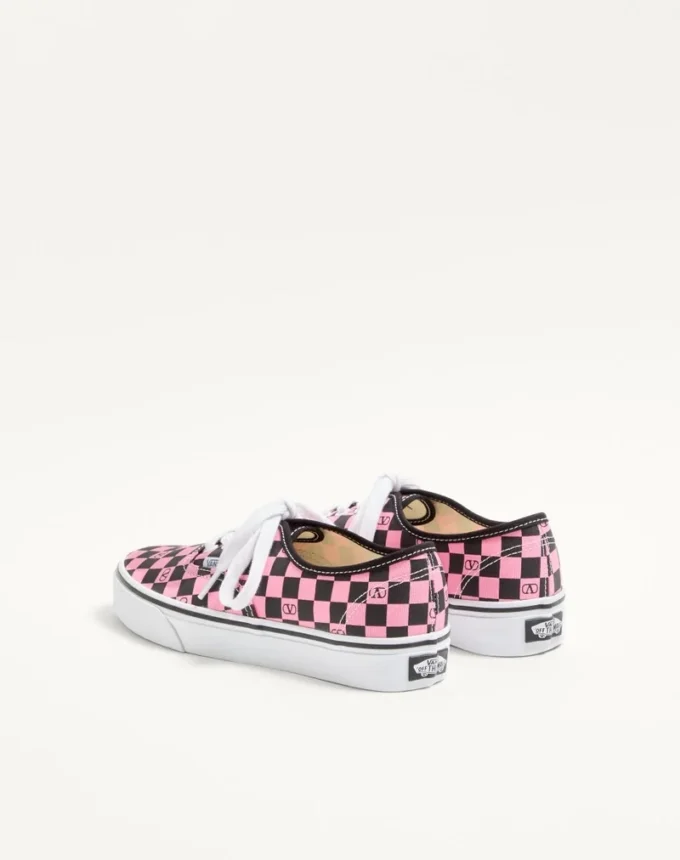 Zapatillas bajas Valentino Garavani y Vans de tela con estampado de damero VLogo Zapatillas bajas Valentino Garavani y Vans de tela con estampado de damero VLogo