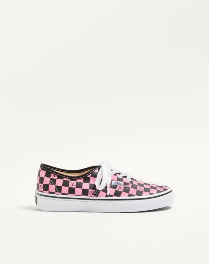 Zapatillas bajas Valentino Garavani y Vans de tela con estampado de damero VLogo Zapatillas bajas Valentino Garavani y Vans de tela con estampado de damero VLogo