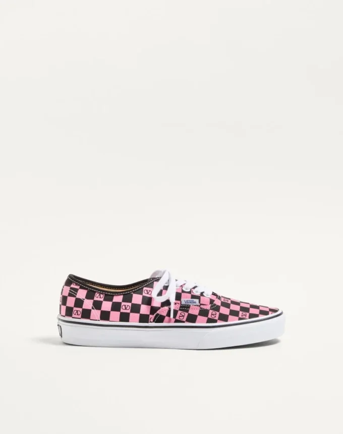 Zapatillas bajas Valentino Garavani y Vans de tela con estampado de damero VLogo Zapatillas bajas Valentino Garavani y Vans de tela con estampado de damero VLogo