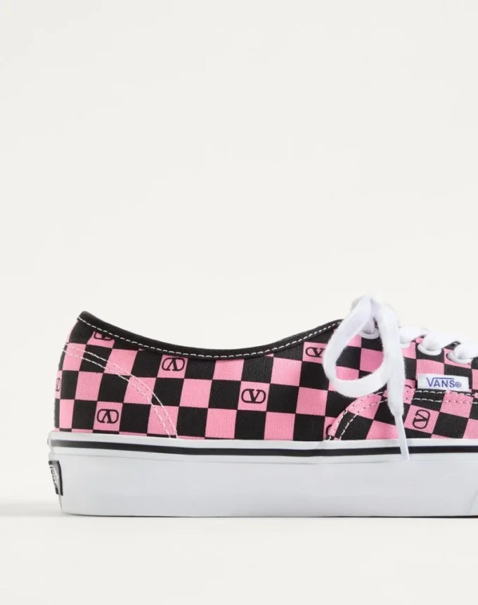 Zapatillas bajas Valentino Garavani y Vans de tela con estampado de damero VLogo Zapatillas bajas Valentino Garavani y Vans de tela con estampado de damero VLogo