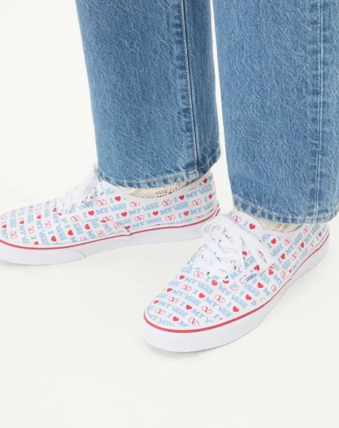Zapatillas bajas Valentino Garavani y Vans en tejido con estampado Valentino Vans Love Zapatillas bajas Valentino Garavani y Vans en tejido con estampado Valentino Vans Love