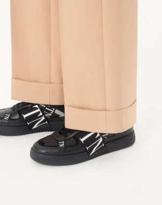 Zapatillas bajas Vl7N de piel de becerro con bandas