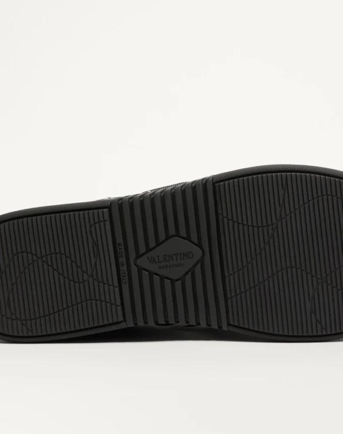 Zapatillas bajas Vl7N de piel de becerro con bandas Zapatillas bajas Vl7N de piel de becerro con bandas