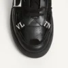 Zapatillas bajas Vl7N de piel de becerro con bandas Zapatillas bajas Vl7N de piel de becerro con bandas