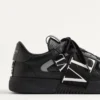 Zapatillas bajas Vl7N de piel de becerro con bandas Zapatillas bajas Vl7N de piel de becerro con bandas