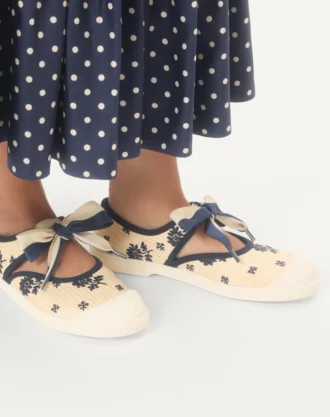 Zapatillas de ballet Bay By Bay en tejido Papier Floral