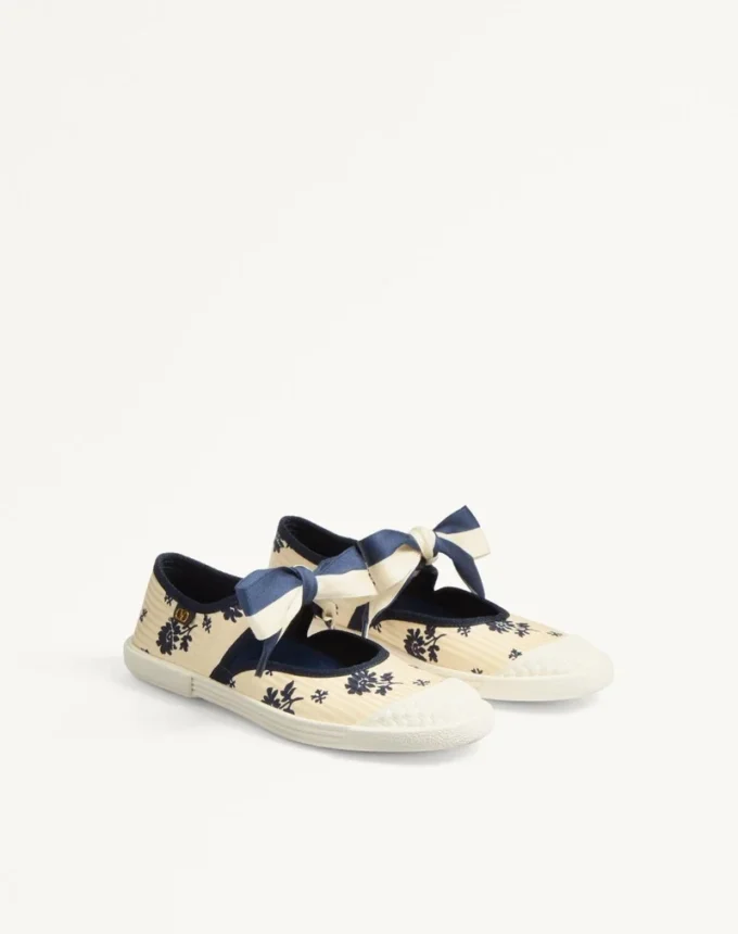Zapatillas de ballet Bay By Bay en tejido Papier Floral Zapatillas de ballet Bay By Bay en tejido Papier Floral