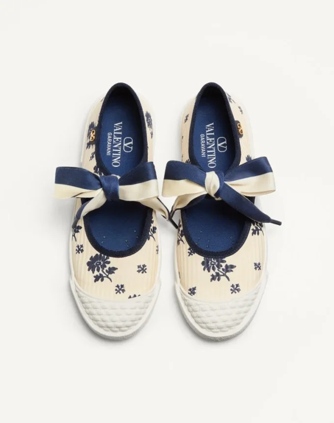 Zapatillas de ballet Bay By Bay en tejido Papier Floral Zapatillas de ballet Bay By Bay en tejido Papier Floral