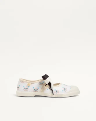 Zapatillas de tela tipo bailarina Bay By Bay con estampado Le Chat De La Maison