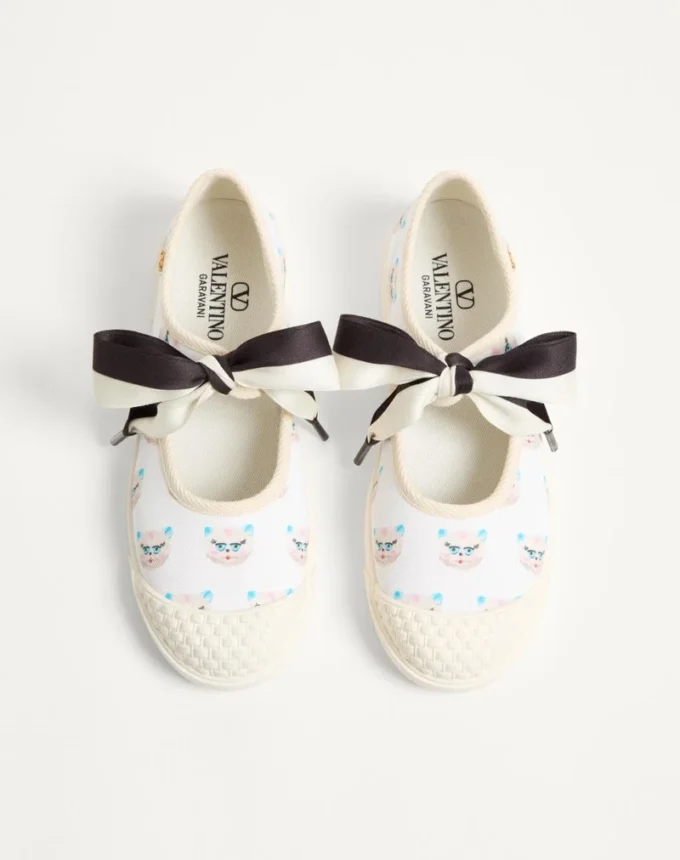 Zapatillas de tela tipo bailarina Bay By Bay con estampado Le Chat De La Maison