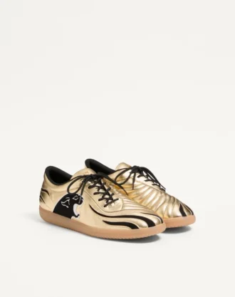 Zapatillas Kicky en napa laminada