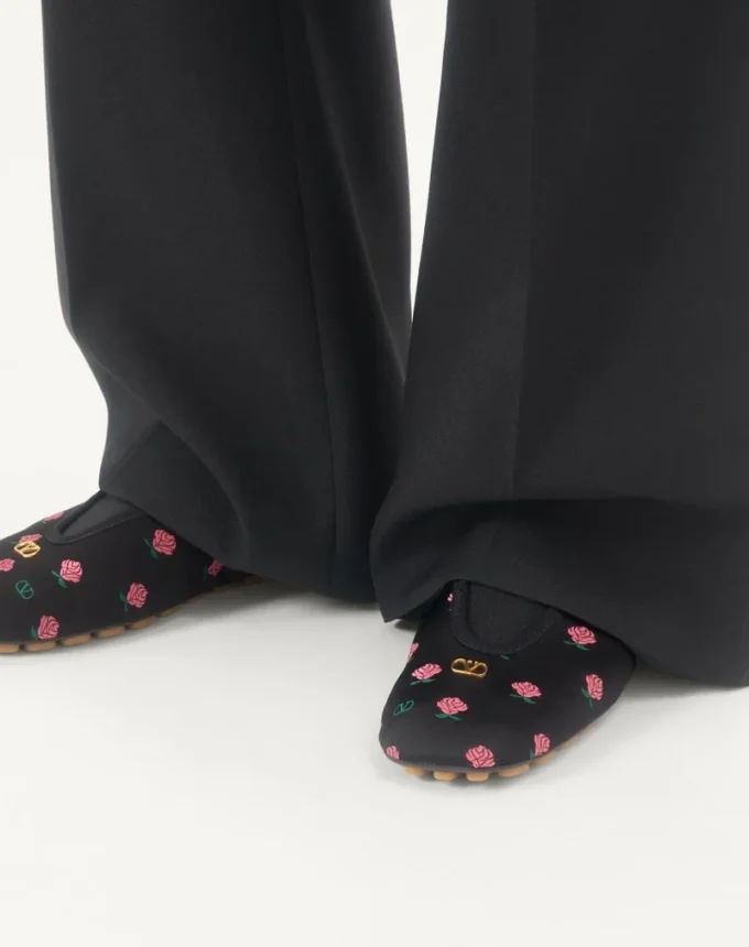 Zapatillas Rhytmika en tejido jacquard rosa