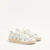 Zapatillas Royco de piel de becerro napa con motivo Le Chat De La Maison Zapatillas Royco de piel de becerro napa con motivo Le Chat De La Maison