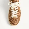 Zapatillas Royco en piel de becerro con estampado Fauve Eclat y piel de becerro napa Zapatillas Royco en piel de becerro con estampado Fauve Eclat y piel de becerro napa