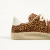 Zapatillas Royco en piel de becerro con estampado Fauve Eclat y piel de becerro napa Zapatillas Royco en piel de becerro con estampado Fauve Eclat y piel de becerro napa