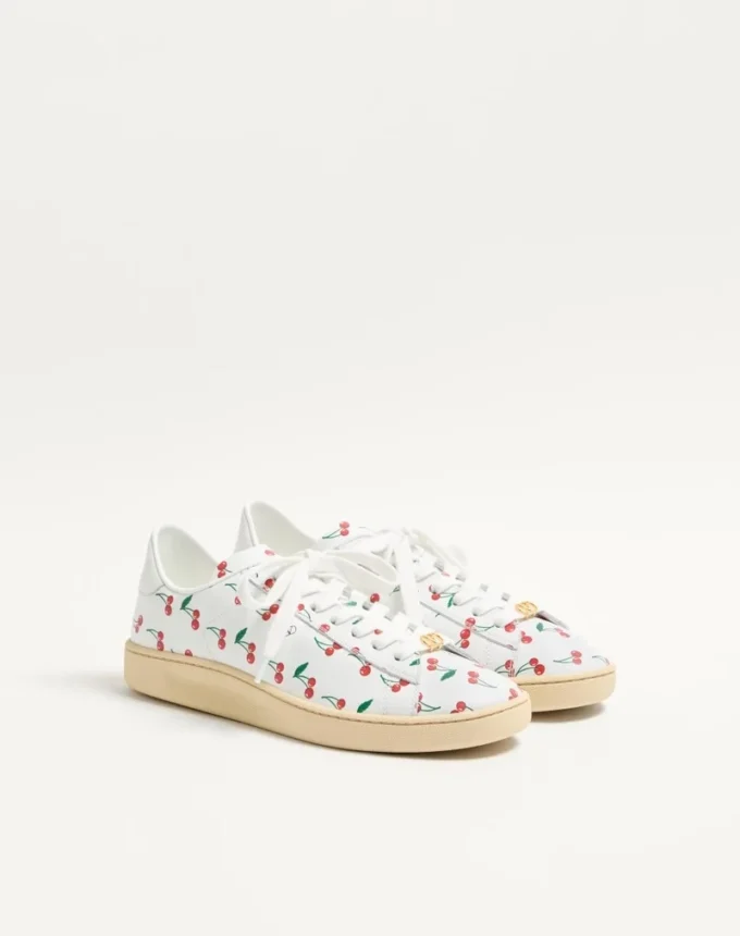 Zapatillas Royco en piel de becerro napa con estampado Cherryfic Zapatillas Royco en piel de becerro napa con estampado Cherryfic