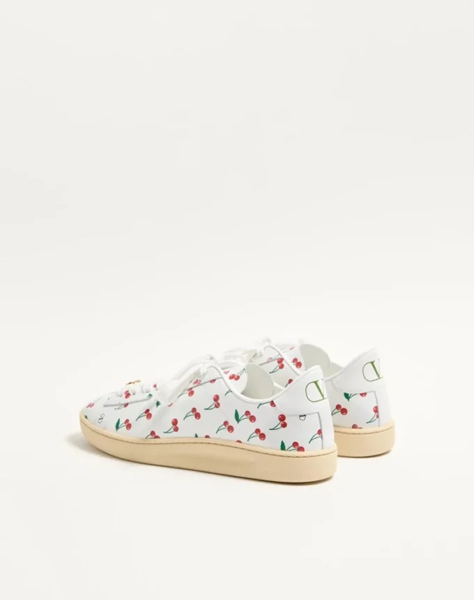 Zapatillas Royco en piel de becerro napa con estampado Cherryfic Zapatillas Royco en piel de becerro napa con estampado Cherryfic