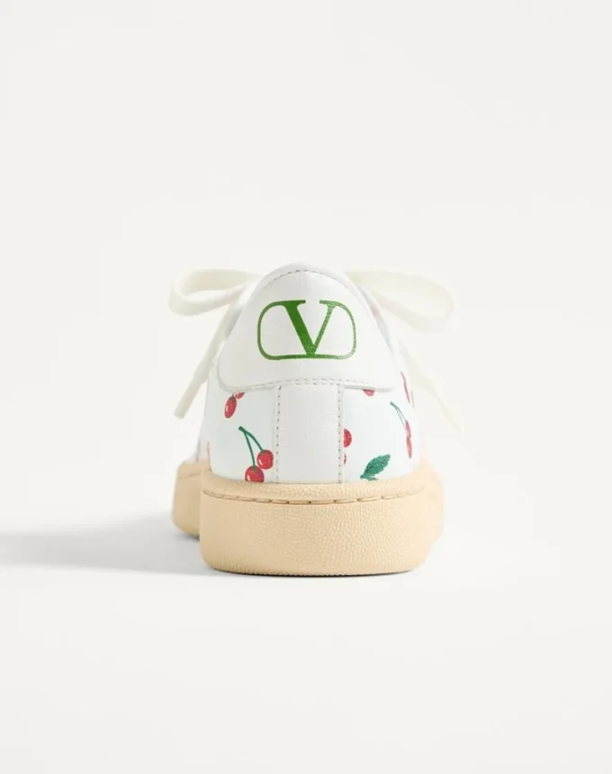 Zapatillas Royco en piel de becerro napa con estampado Cherryfic Zapatillas Royco en piel de becerro napa con estampado Cherryfic
