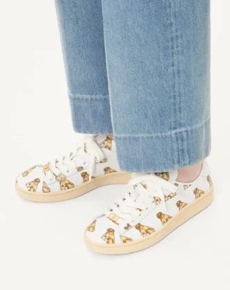 Zapatillas Royco en piel de becerro napa con estampado Petit Charles