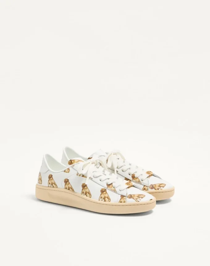 Zapatillas Royco en piel de becerro napa con estampado Petit Charles Zapatillas Royco en piel de becerro napa con estampado Petit Charles