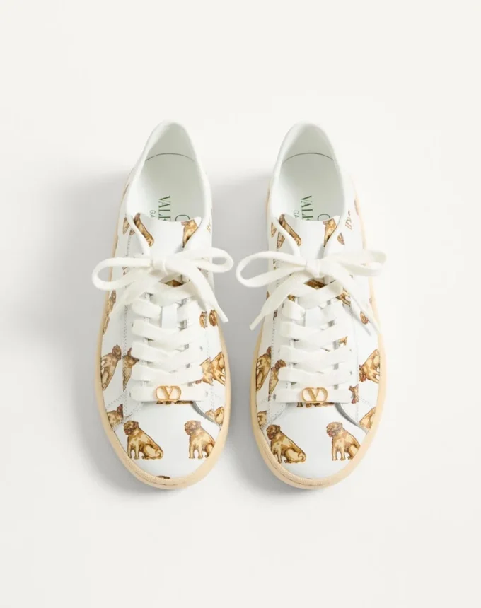 Zapatillas Royco en piel de becerro napa con estampado Petit Charles Zapatillas Royco en piel de becerro napa con estampado Petit Charles