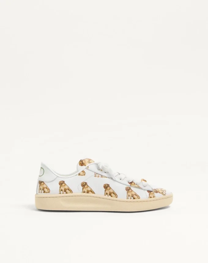 Zapatillas Royco en piel de becerro napa con estampado Petit Charles Zapatillas Royco en piel de becerro napa con estampado Petit Charles