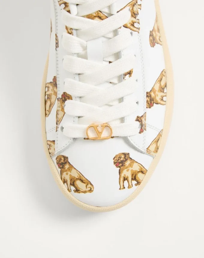 Zapatillas Royco en piel de becerro napa con estampado Petit Charles Zapatillas Royco en piel de becerro napa con estampado Petit Charles