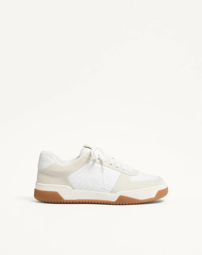 Zapatillas Sparry de piel serrada y napa Zapatillas Sparry de piel serrada y napa