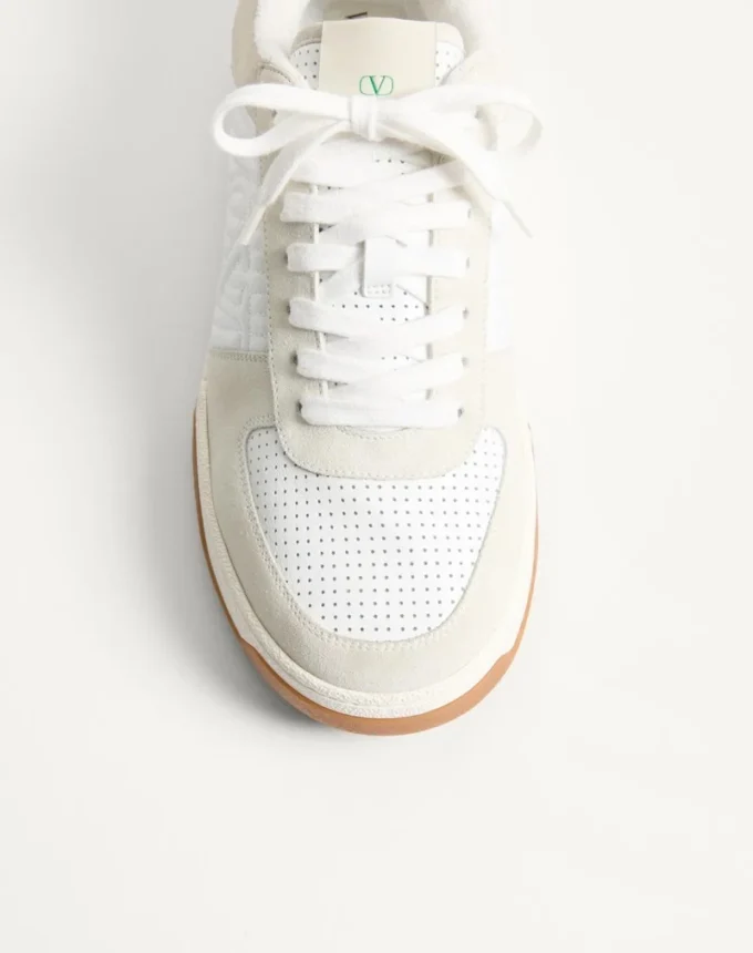 Zapatillas Sparry de piel serrada y napa Zapatillas Sparry de piel serrada y napa