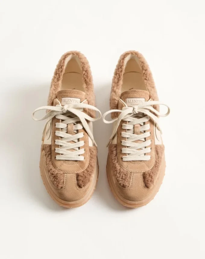 Zapatillas Upvillage de lana y piel crust Zapatillas Upvillage de lana y piel crust
