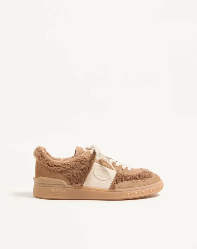 Zapatillas Upvillage de lana y piel crust Zapatillas Upvillage de lana y piel crust