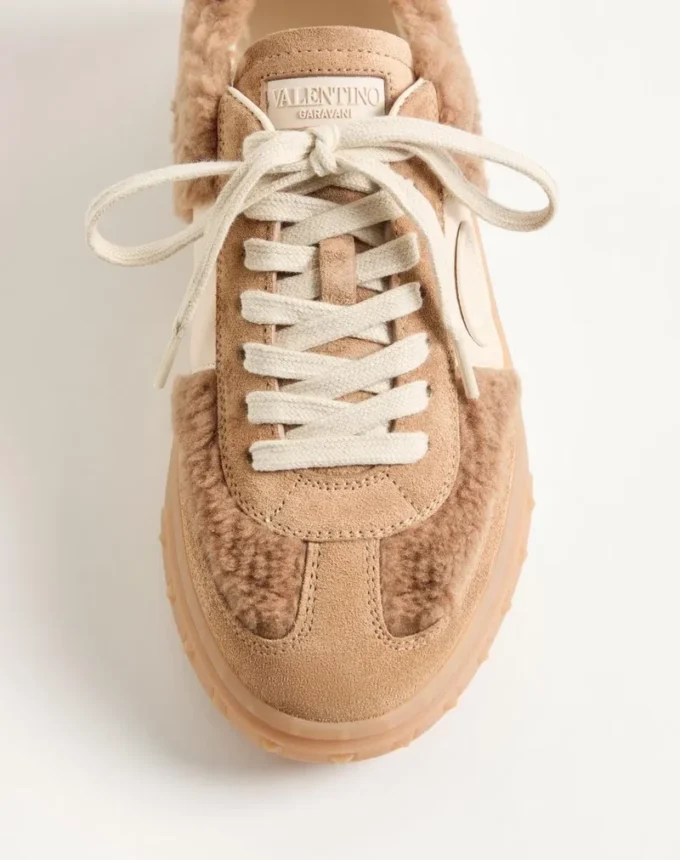 Zapatillas Upvillage de lana y piel crust Zapatillas Upvillage de lana y piel crust