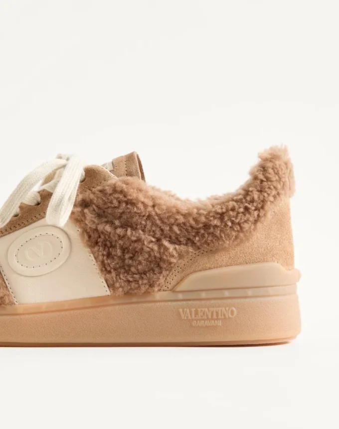 Zapatillas Upvillage de lana y piel crust Zapatillas Upvillage de lana y piel crust